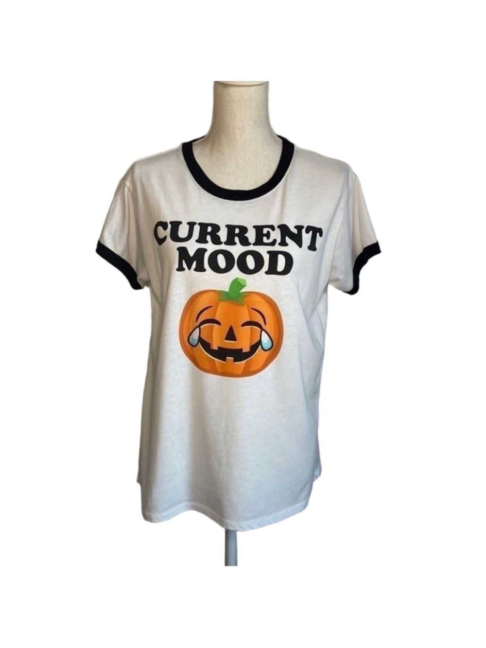 HALLOWEEN PUMPKIN T-SHIRT - Picture 1 of 6